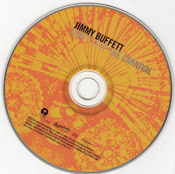 Jimmy Buffett : Don't Stop The Carnival (CD, Album, Enh, Dig)