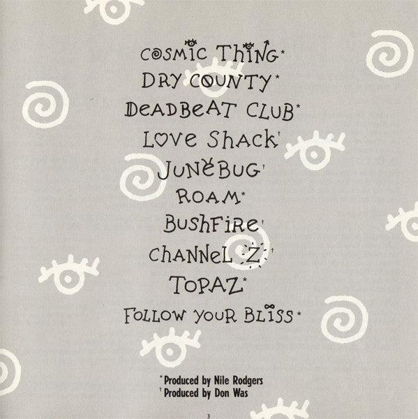 The B-52's : Cosmic Thing (CD, Album, SRC)