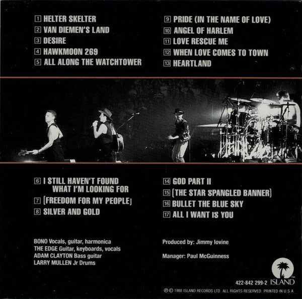 U2 : Rattle And Hum (CD, Album, RE, RP)