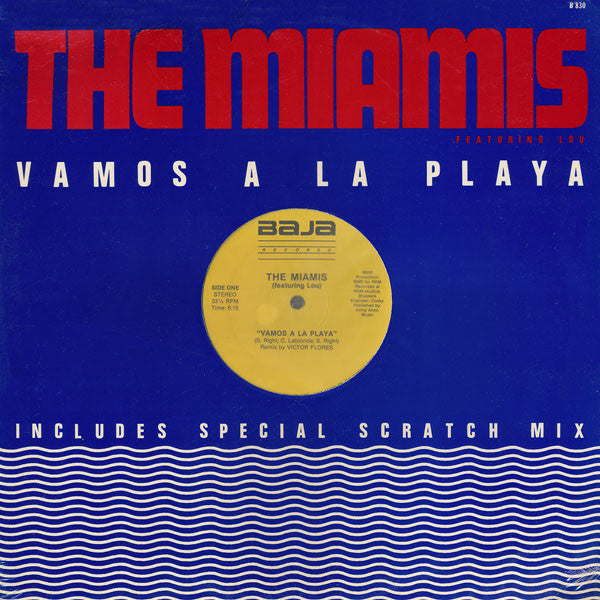 The Miamis Featuring Lou Deprijck : Vamos A La Playa (12")