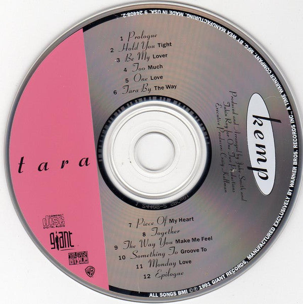 Tara Kemp : Tara Kemp (CD, Album)