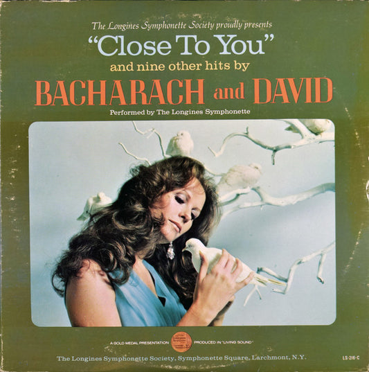 The Longines Symphonette, The Choraliers : Close To You (And Nine Other Hits By Bacharach And David) (LP, Album)