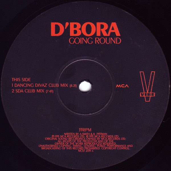 D'Bora : Going Round (12")