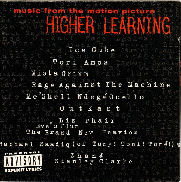 Various : Higher Learning: Music From The Motion Picture (CD, Album, RE)