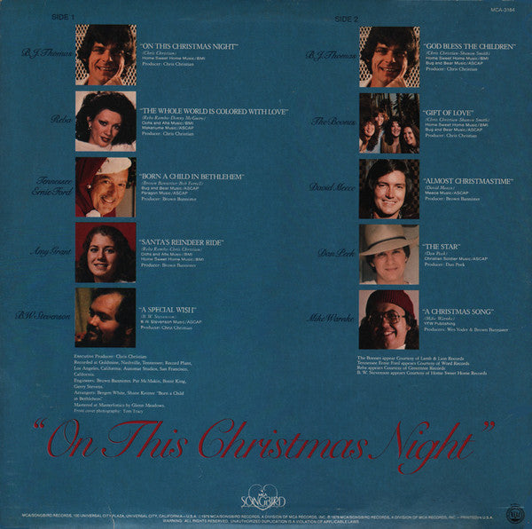 Various : On This Christmas Night (LP, Comp)