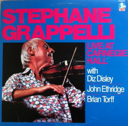 Stéphane Grappelli : Live At Carnegie Hall (LP, Album)