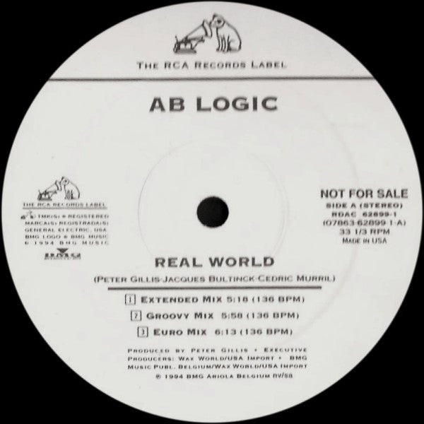 AB Logic : Real World (12", Promo)