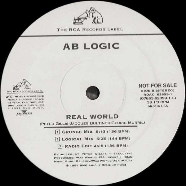 AB Logic : Real World (12", Promo)