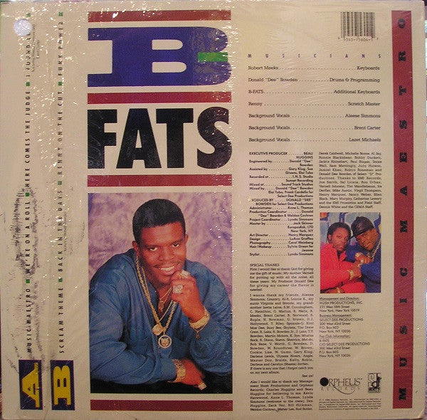 B-Fats : Music Maestro (LP, Album)
