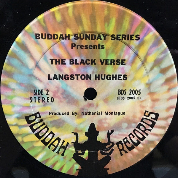Langston Hughes : The Black Verse: 12 Moods For Jazz (LP, Album)