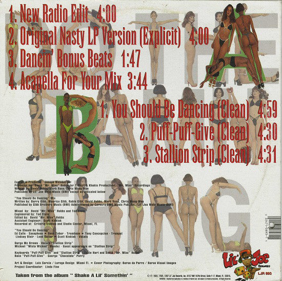 The 2 Live Crew : Do The Damn Thing (12")