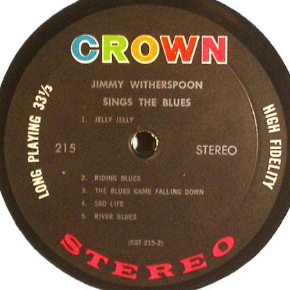 Jimmy Witherspoon : Sings The Blues (LP, Album)