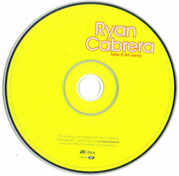 Ryan Cabrera : Take It All Away (CD, Album, Enh)