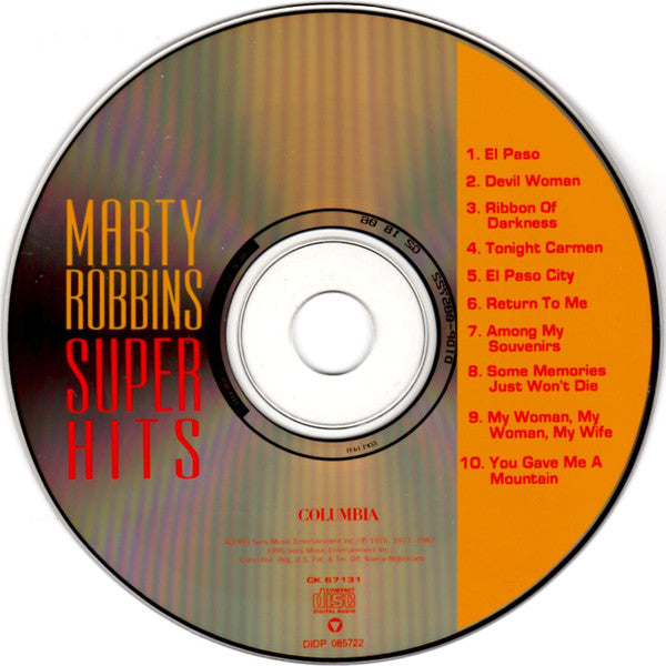 Marty Robbins : Super Hits (CD, Comp, RP)