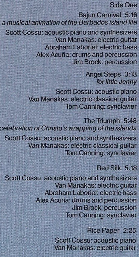 Scott Cossu : She Describes Infinity (LP, Album)