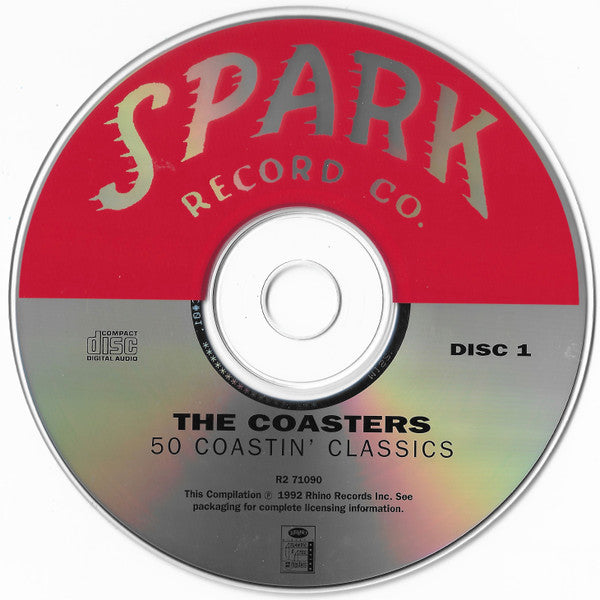 The Coasters : 50 Coastin' Classics (2xCD, Comp, Mono + Box)