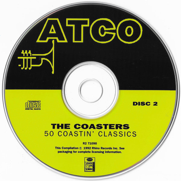 The Coasters : 50 Coastin' Classics (2xCD, Comp, Mono + Box)