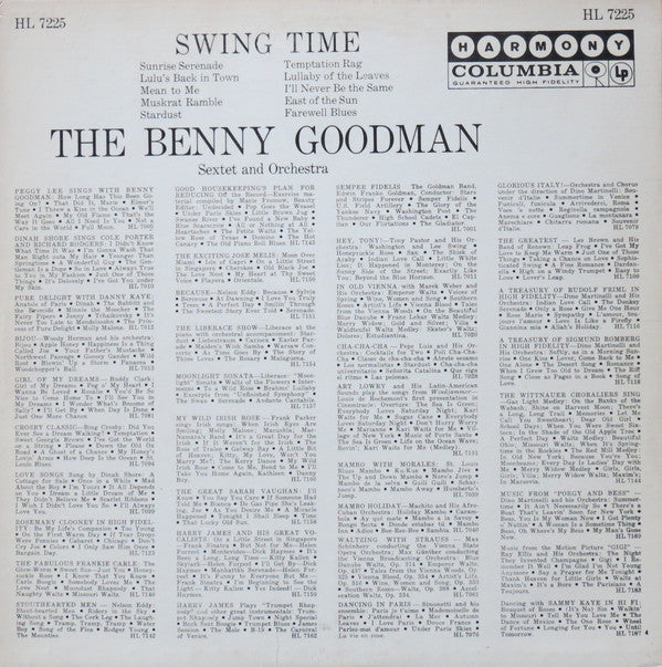 Benny Goodman Sextet : Swing Time (LP, Album)