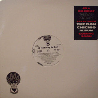 Jermaine Dupri Featuring Da Brat : The Party Continues (12", Promo)