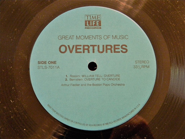 Arthur Fiedler And The Boston Pops Orchestra : Overtures ; Great Moments Of Music Volume 11 (LP, Comp)