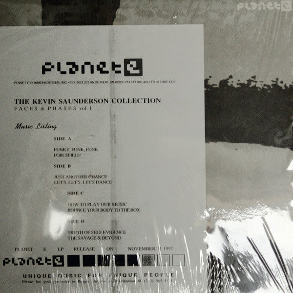 Kevin Saunderson : Faces & Phases Vol. 1 - The Kevin Saunderson Collection (2x12", Comp, W/Lbl)
