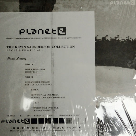 Kevin Saunderson : Faces & Phases Vol. 1 - The Kevin Saunderson Collection (2x12", Comp, W/Lbl)