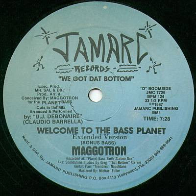 Maggotron : Welcome To The Planet Of Bass (12")