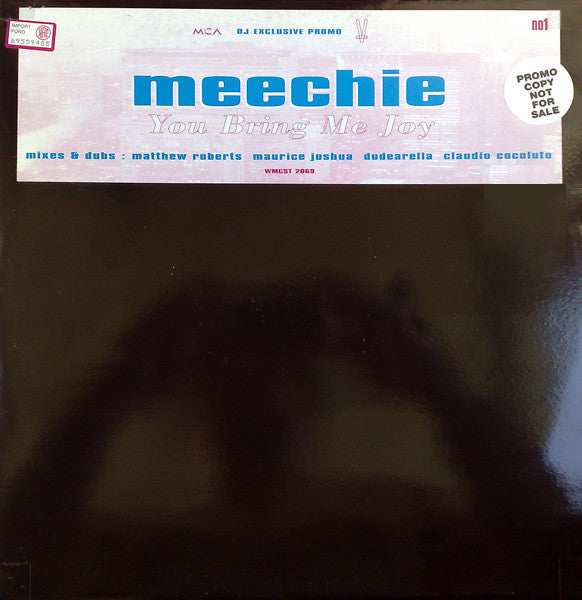 Meechie : You Bring Me Joy (no1) (12", Promo)
