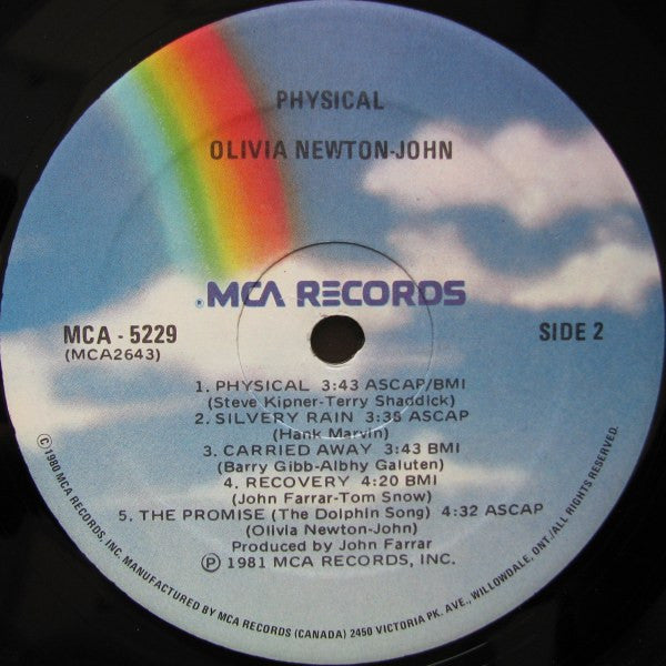 Olivia Newton-John : Physical (LP, Album, Gat)
