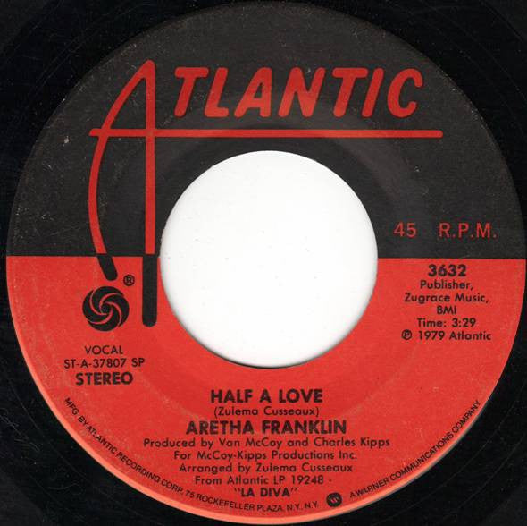 Aretha Franklin : Half A Love / Only Star (7", Single, Spe)