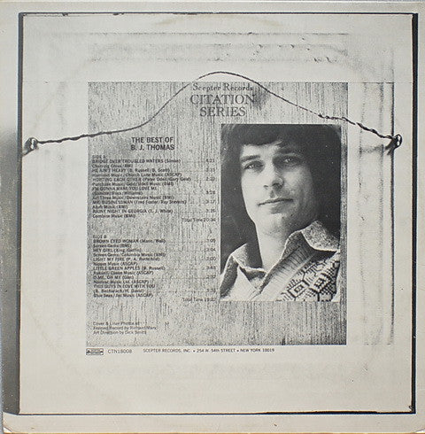 B.J. Thomas : The Best Of B.J. Thomas (LP, Comp)
