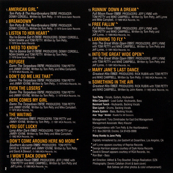 Tom Petty And The Heartbreakers : Greatest Hits (CD, Comp, Club, JVC)