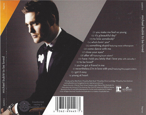 Michael Bublé : To Be Loved (CD, Album)