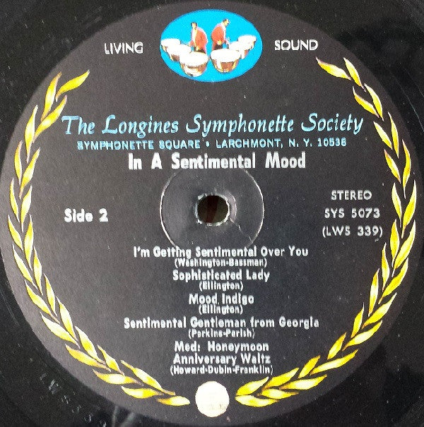 The Longines Symphonette : In A Sentimental Mood (LP, Album)