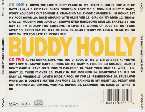 Buddy Holly : The Buddy Holly Collection (2xCD, Comp, RM)