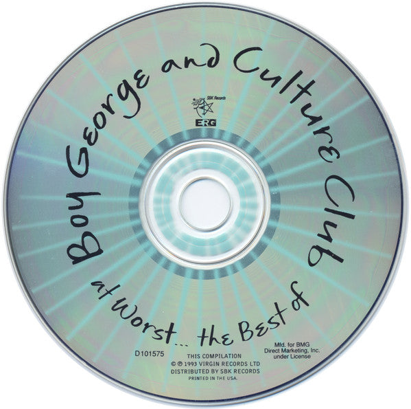 Boy George and Culture Club : At Worst... The Best Of (CD, Comp, Club)