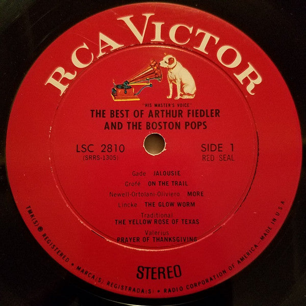 Arthur Fiedler And The Boston Pops Orchestra : The Best Of Arthur Fiedler And The Boston Pops (LP, Comp)