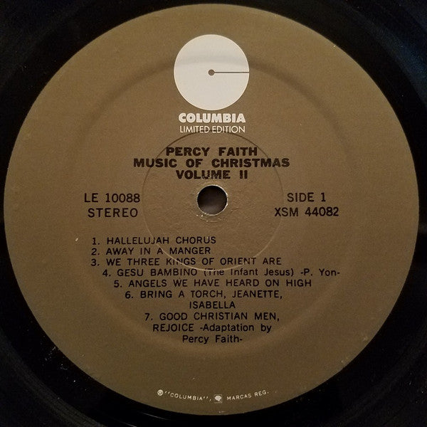 Percy Faith : Music Of Christmas Volume 2 (LP, Album, RE)