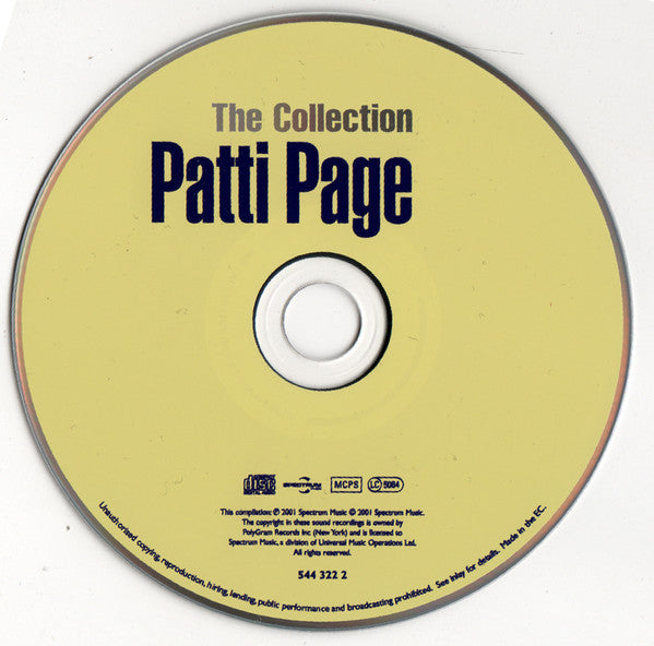 Patti Page : The Collection (CD, Comp)