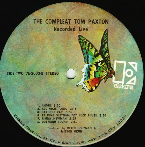 Tom Paxton : The Compleat Tom Paxton (Recorded Live) (2xLP, Album)