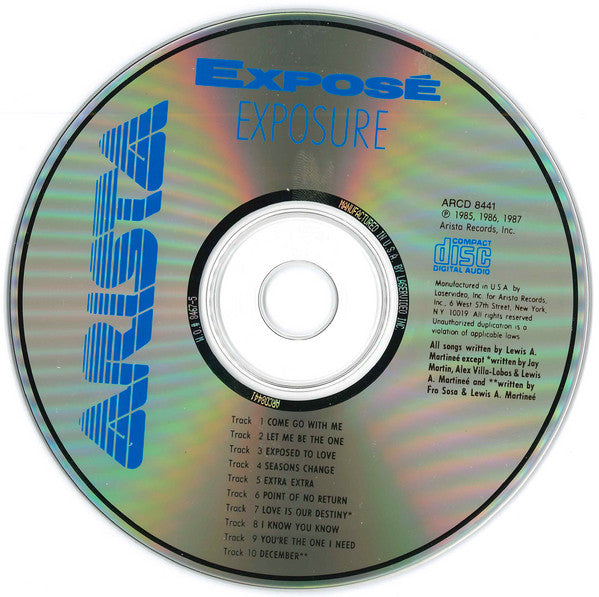 Exposé : Exposure (CD, Album)