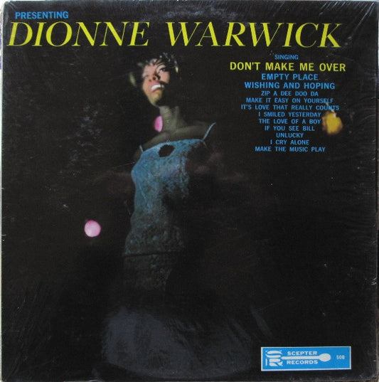 Dionne Warwick : Presenting Dionne Warwick (LP, Album, Mono)