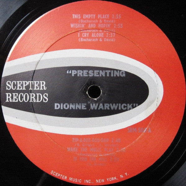 Dionne Warwick : Presenting Dionne Warwick (LP, Album, Mono)