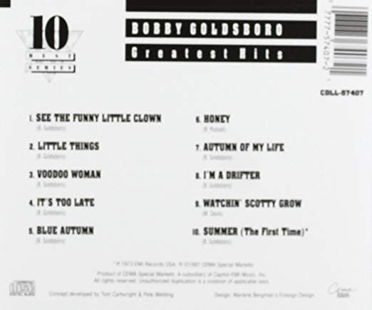 Bobby Goldsboro : Greatest Hits (CD, Comp)