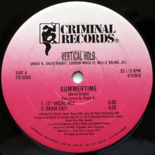 Vertical Hold : Summertime (12")