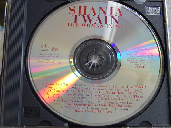 Shania Twain : The Woman In Me (CD, Album, Club)