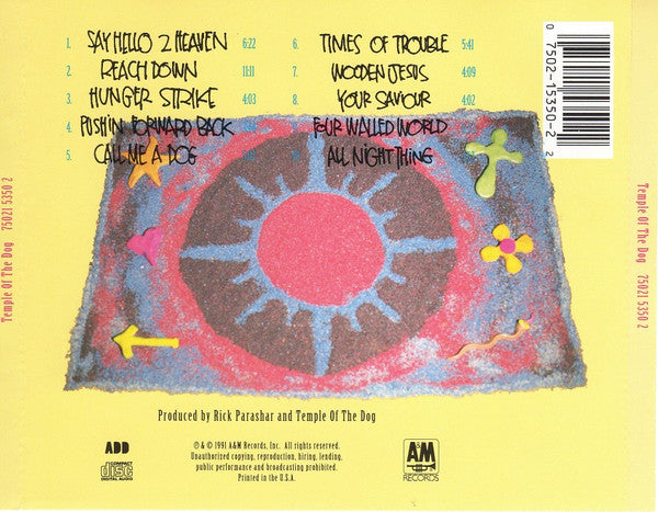 Temple Of The Dog : Temple Of The Dog (CD, Album)