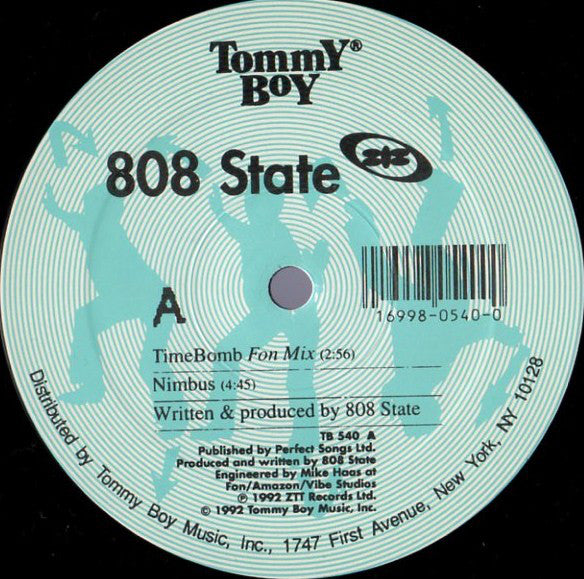 808 State : TimeBomb / Nimbus (12")