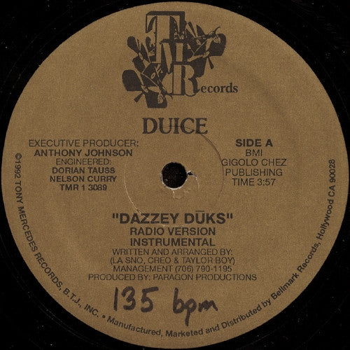 Duice : Dazzey Dūks (12")