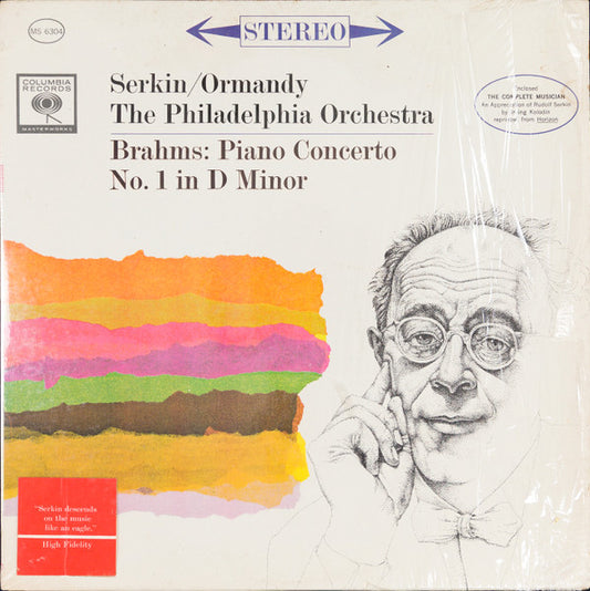 Rudolf Serkin / Eugene Ormandy, The Philadelphia Orchestra / Johannes Brahms : Piano Concerto No.1 In D Minor (LP, Album)